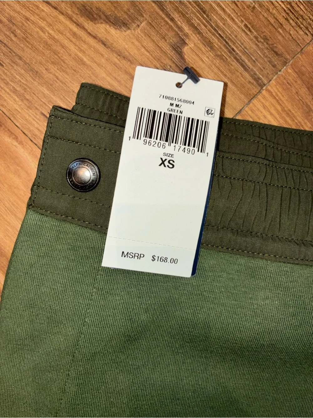 Polo Ralph Lauren Olive Contrast Tech Joggers
